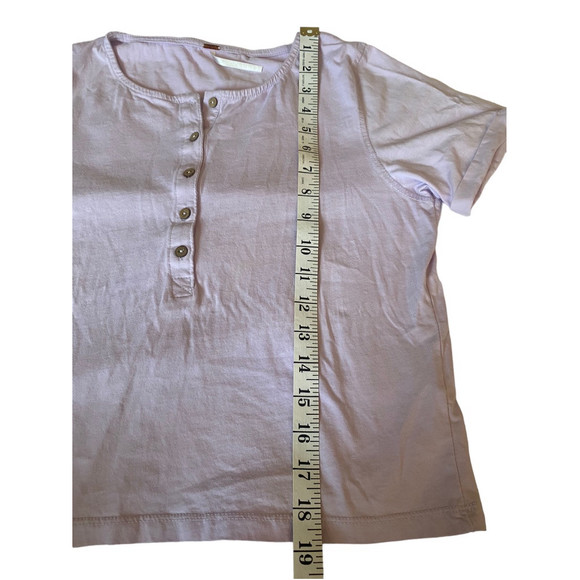 Free People Crop Top with Buttons Lavender Purple 100% Cotton Womens Size Small - Picture 8 of 15